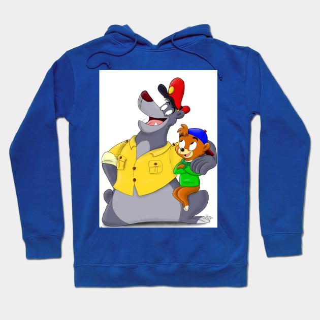 Papa Bear and Little Britches Hoodie by madtownstudio3000